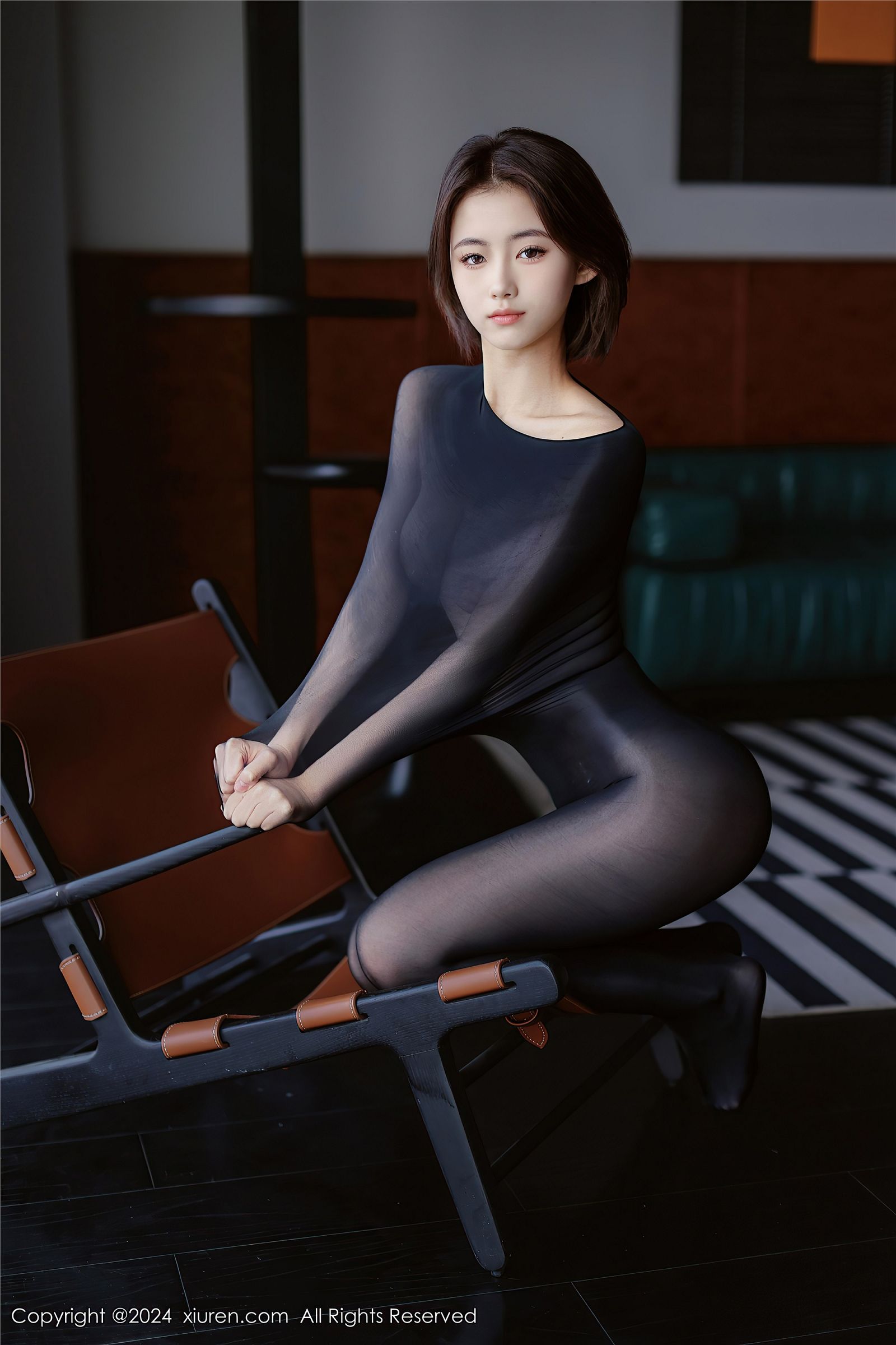 秀人网丝袜美女写真套图