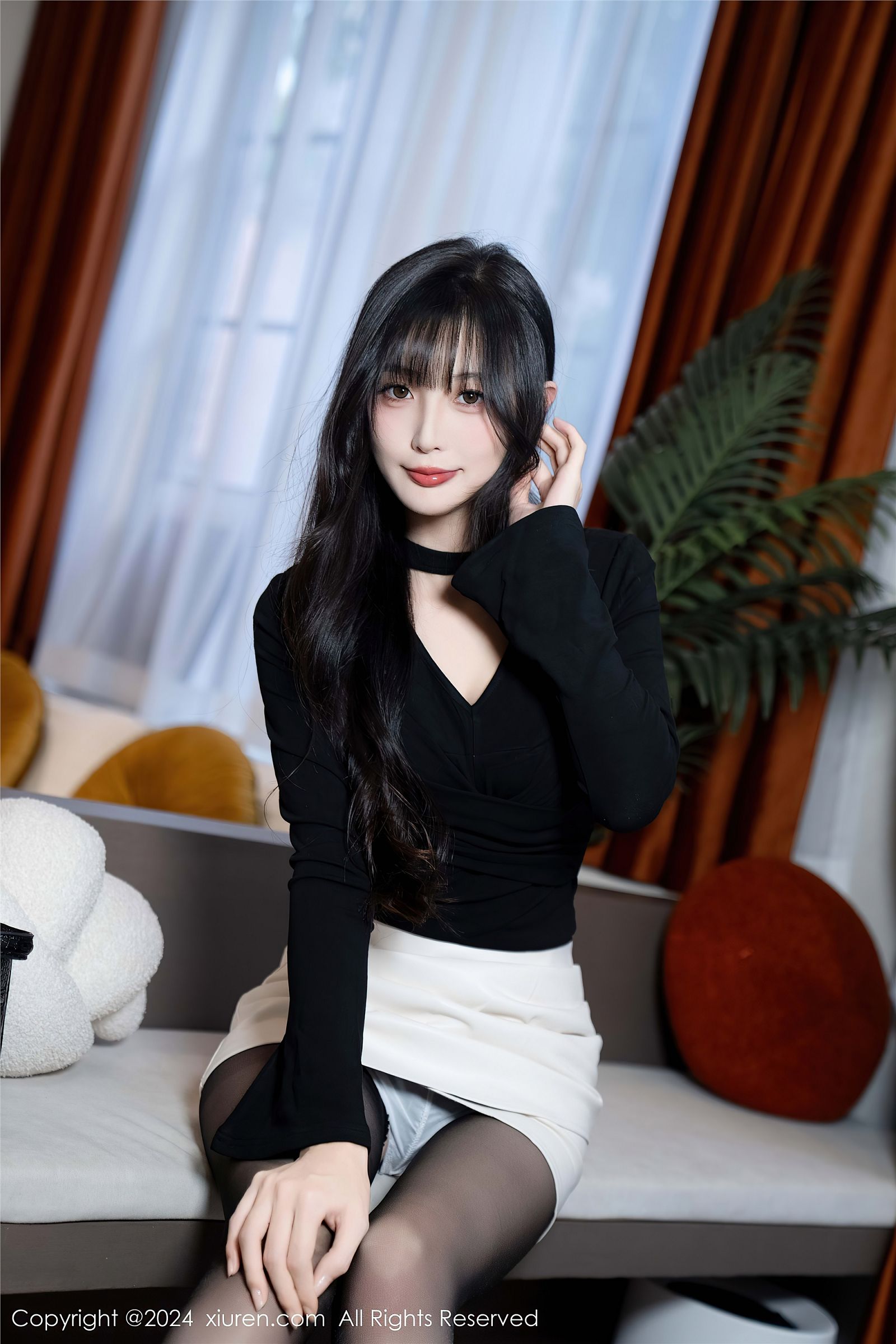 林星阑黑丝美腿性感写真