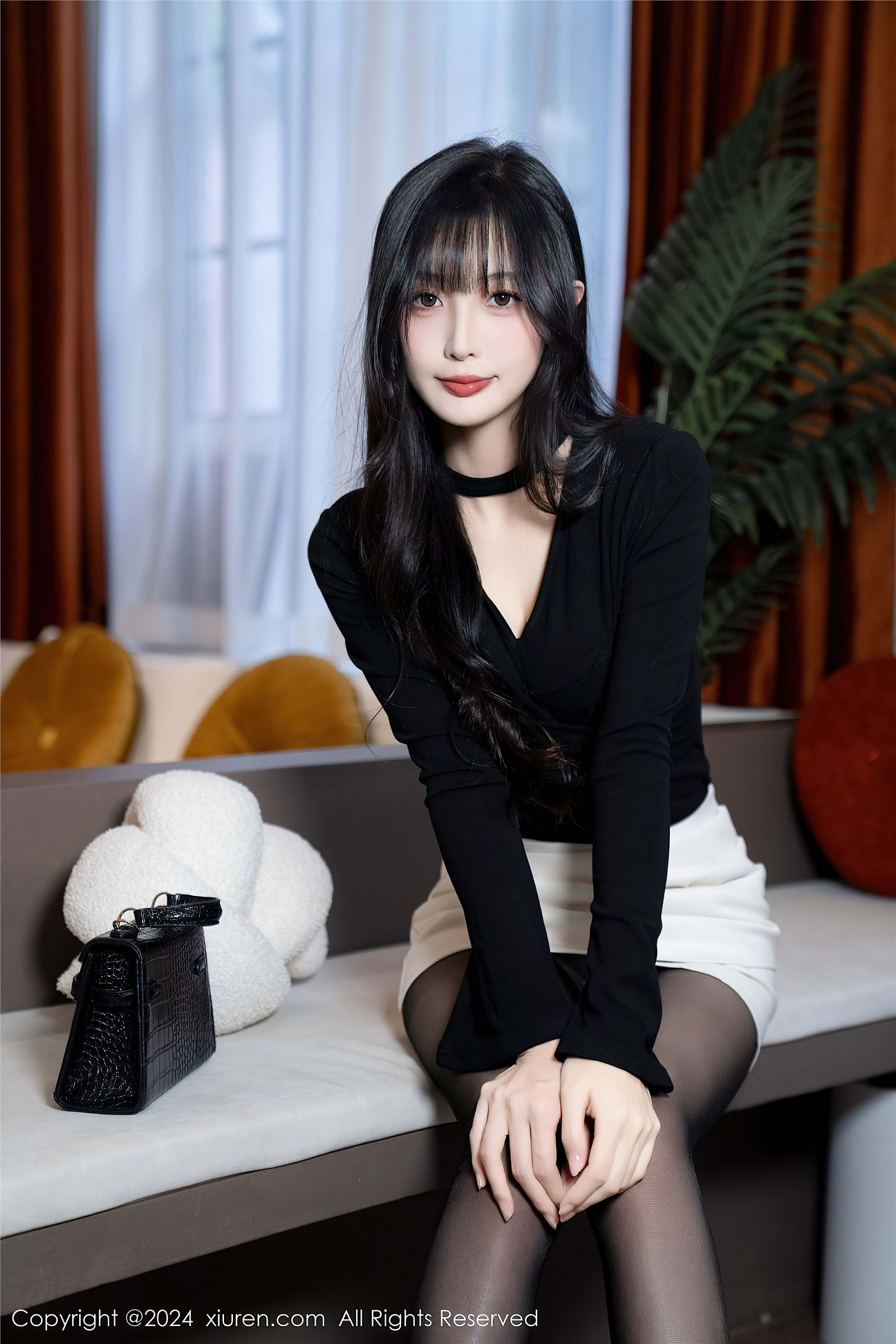 林星阑黑丝美腿性感写真