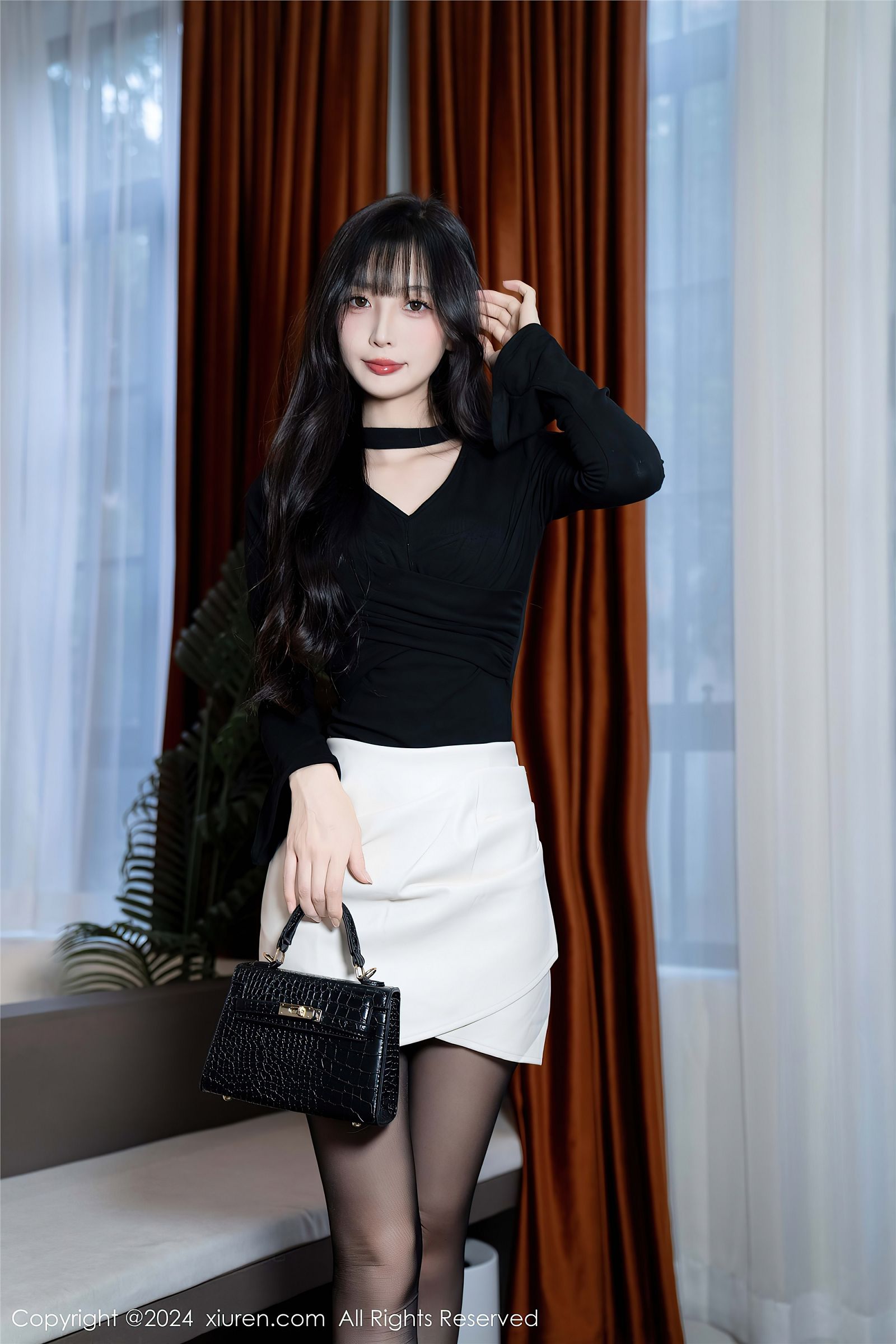 林星阑黑丝美腿性感写真