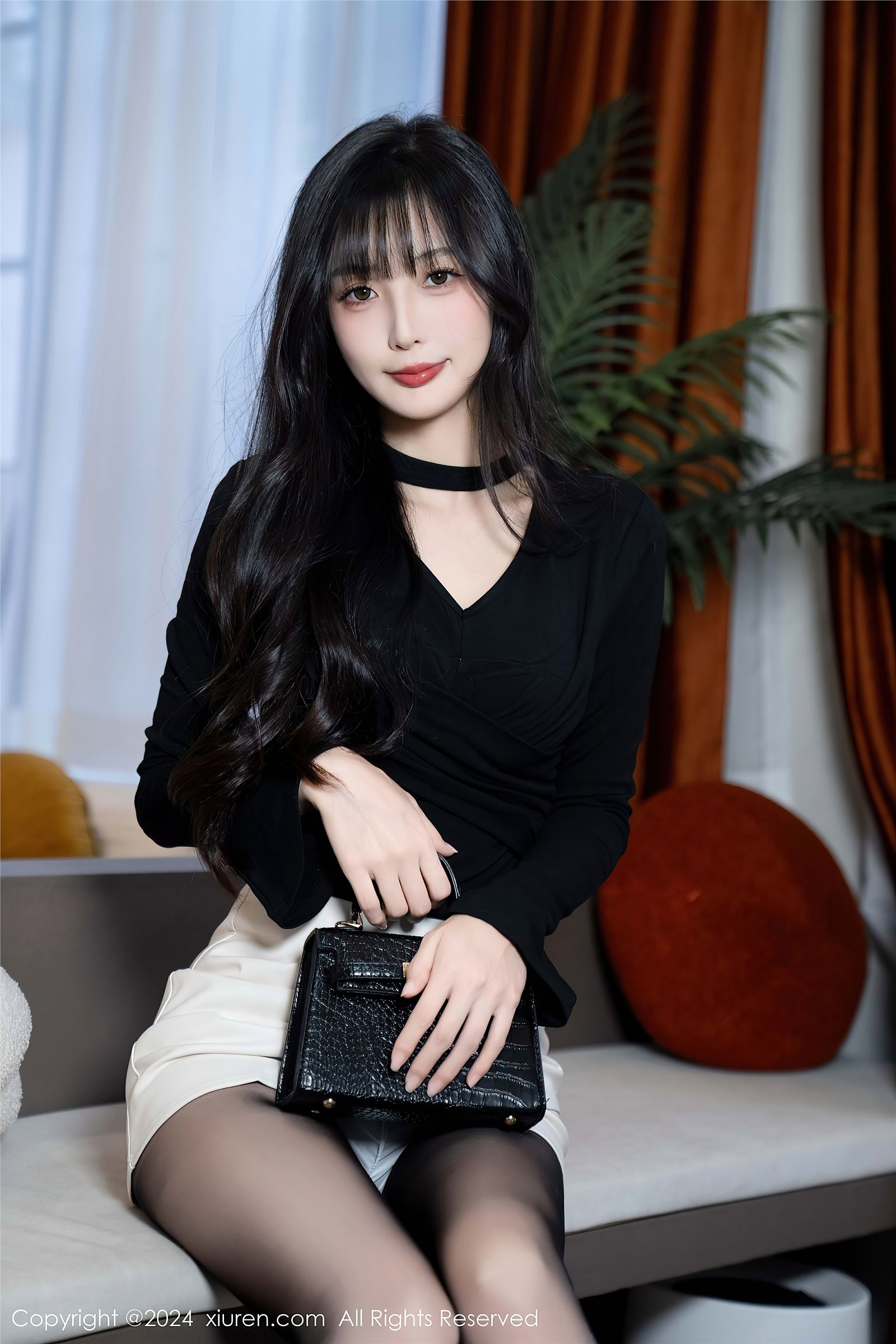 林星阑黑丝美腿性感写真