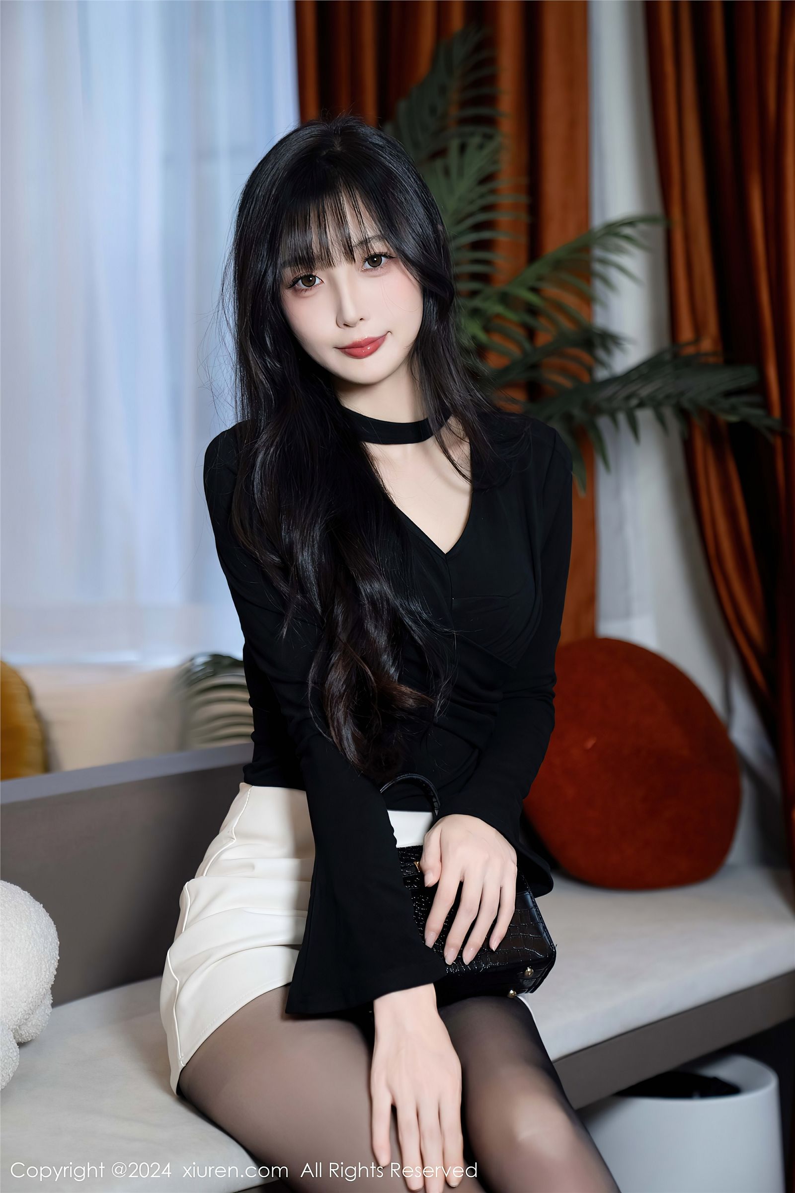 林星阑黑丝美腿性感写真