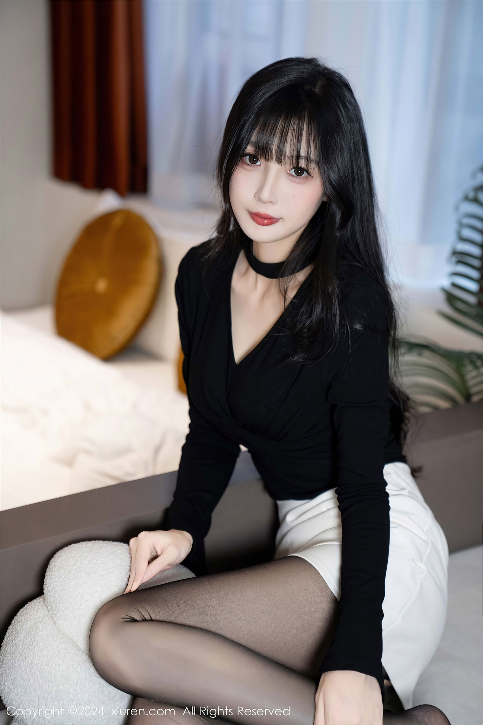 林星阑黑丝美腿性感写真