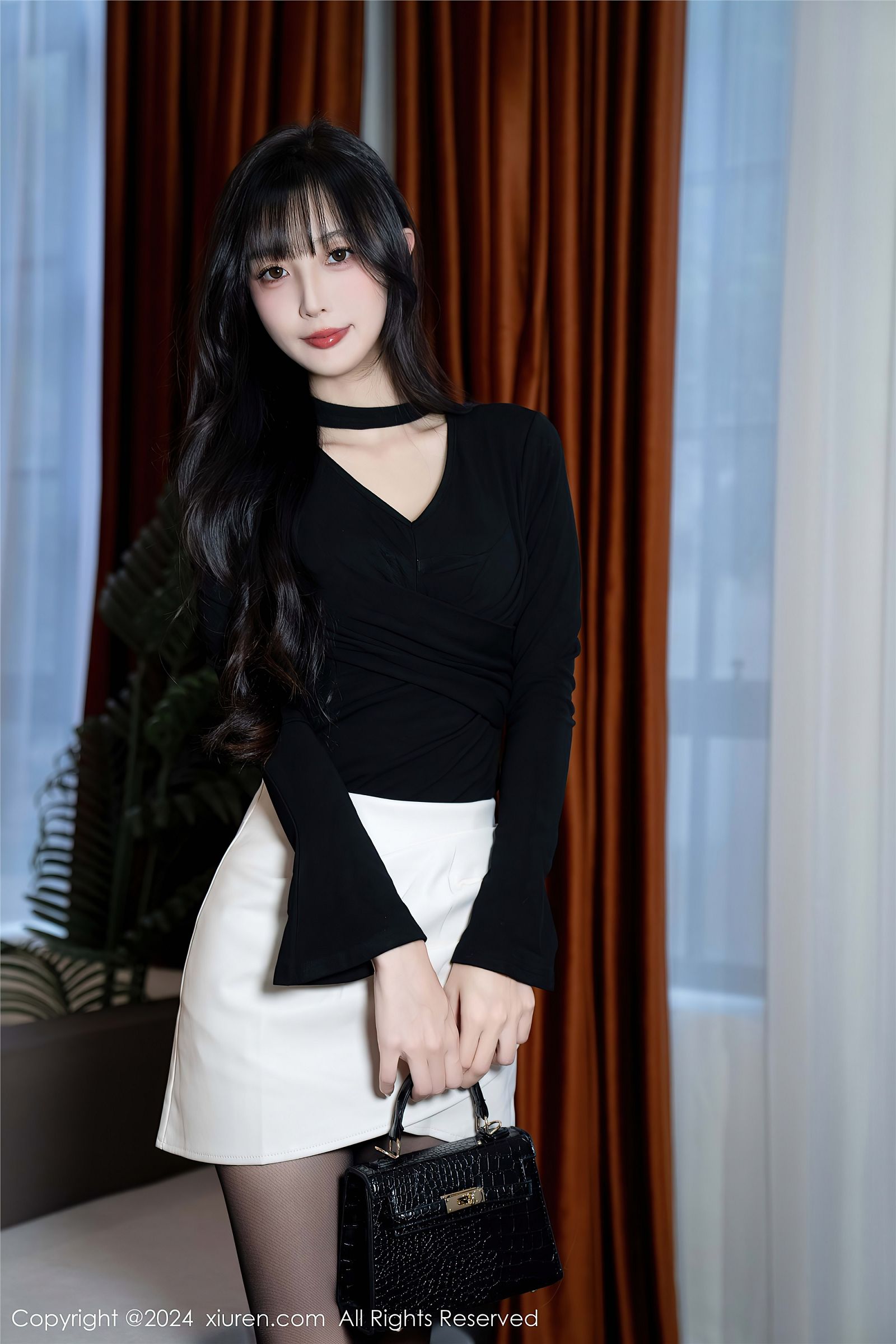 林星阑黑丝美腿性感写真
