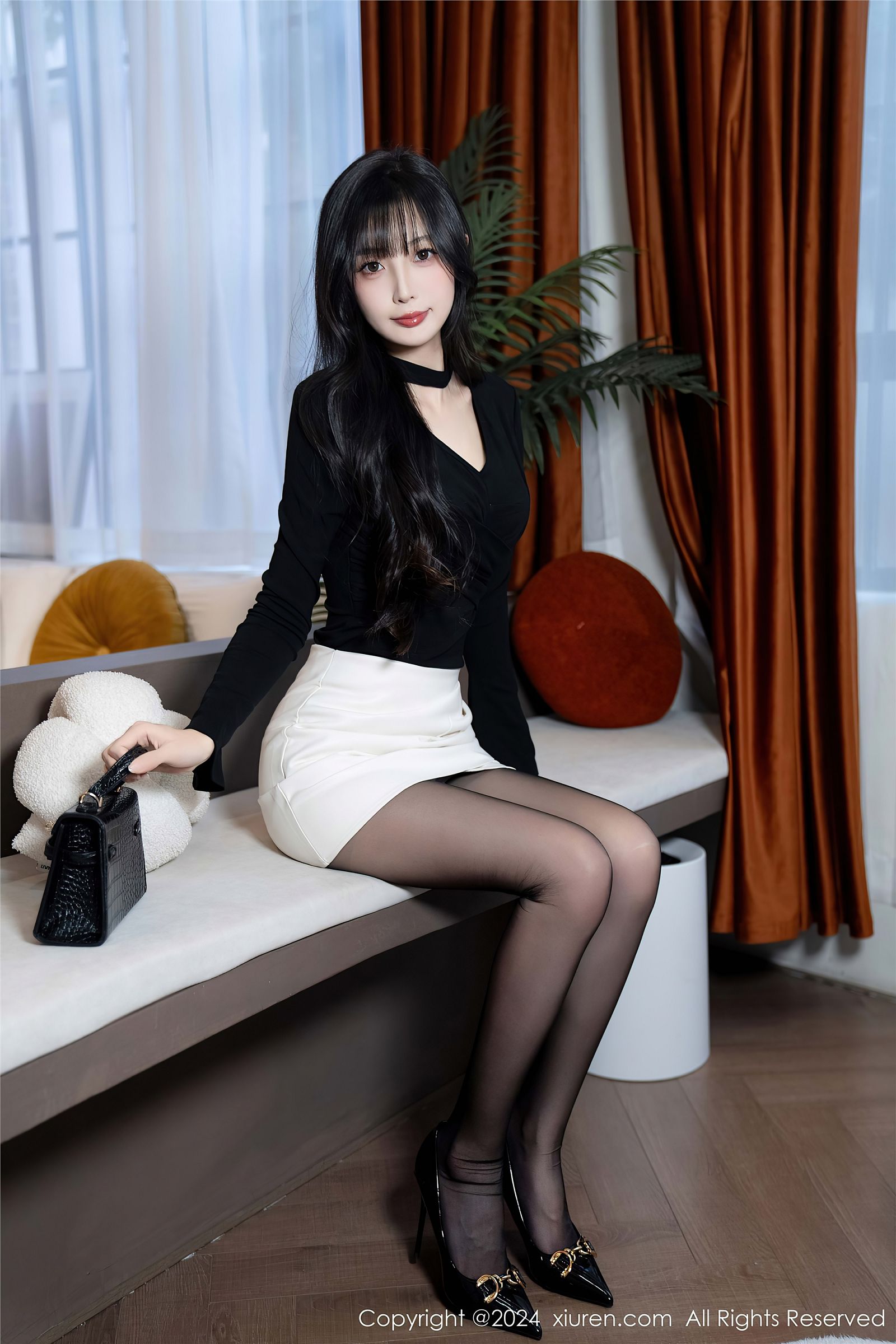 林星阑黑丝美腿性感写真