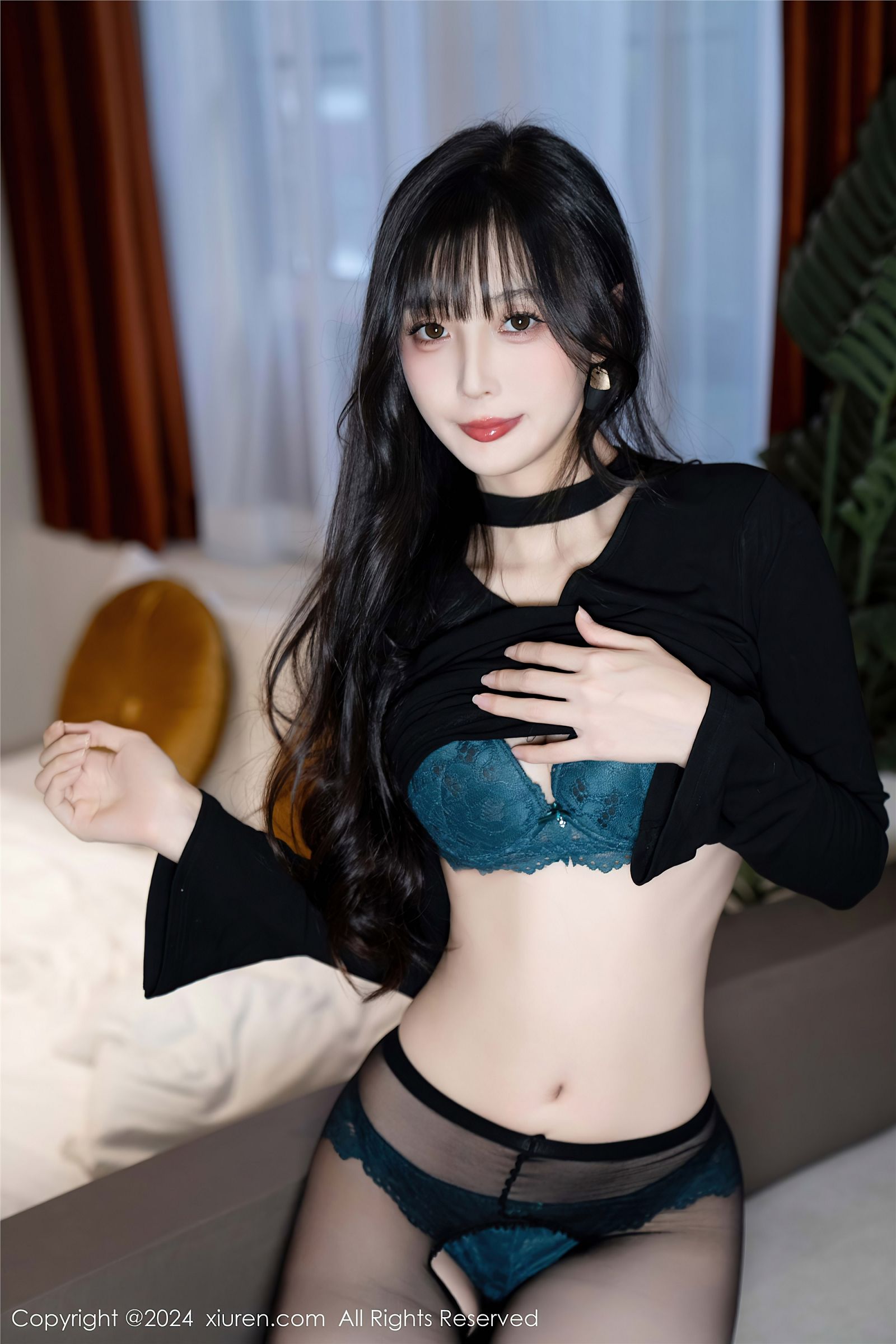 林星阑黑丝美腿性感写真