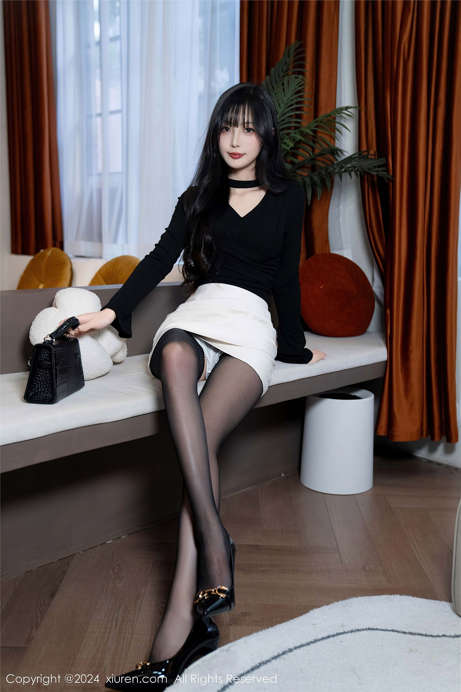 林星阑黑丝美腿性感写真