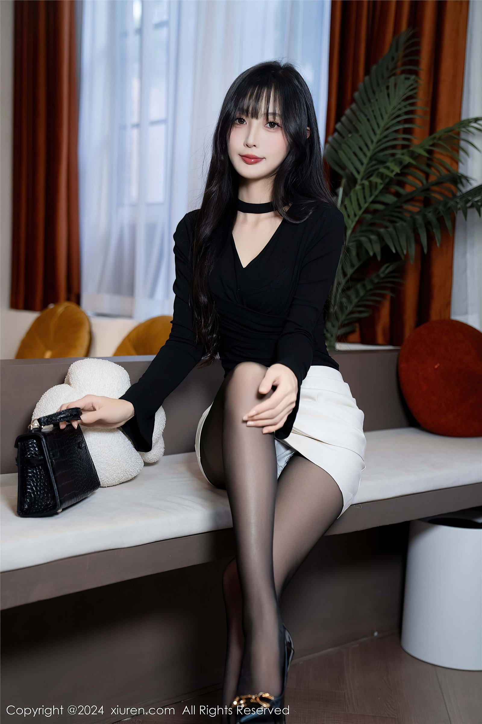 林星阑黑丝美腿性感写真