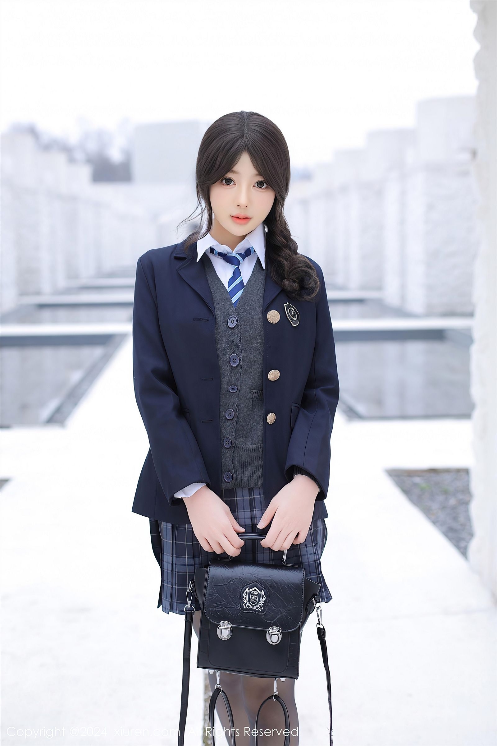 桃妖夭性感制服黑丝写真