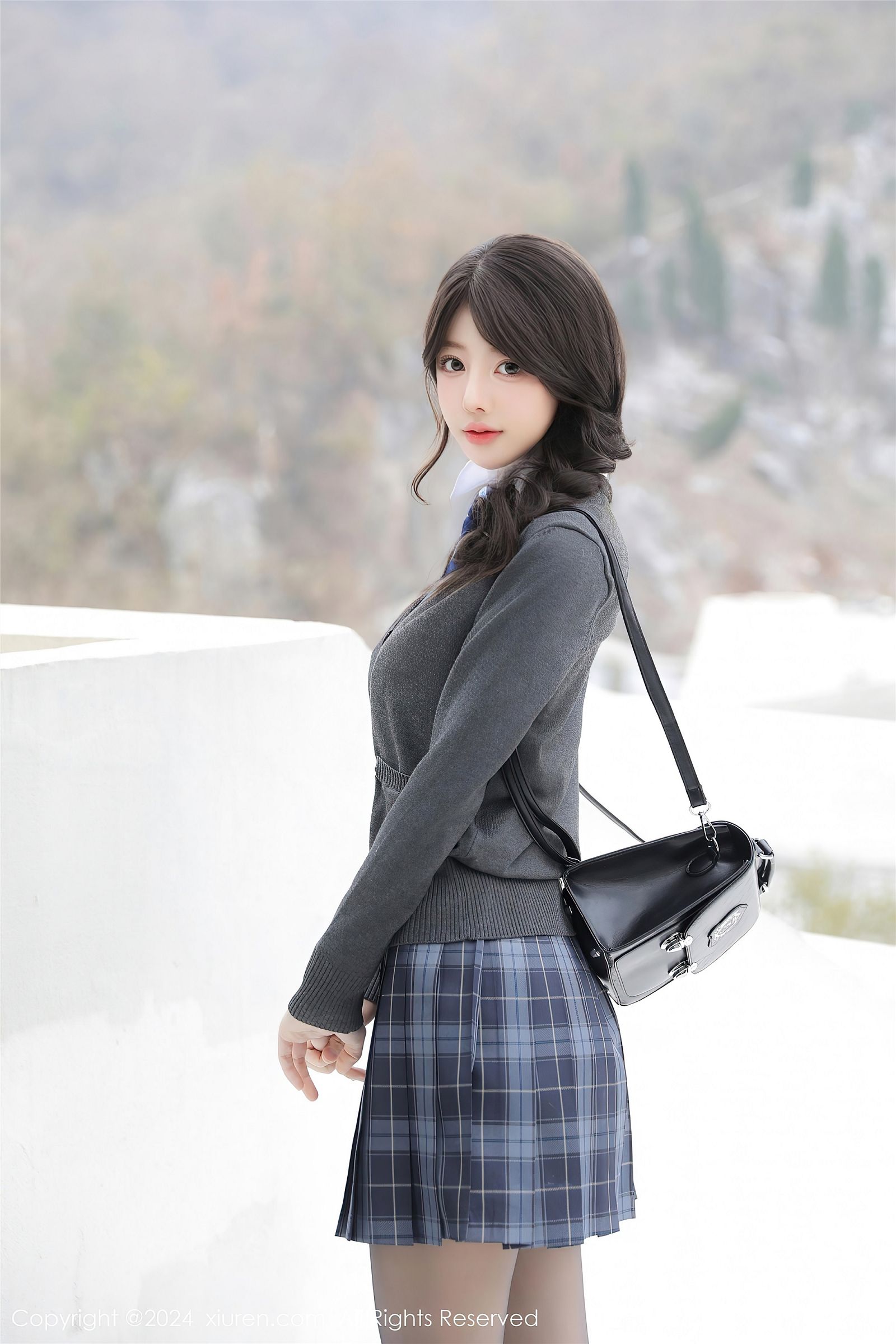 桃妖夭性感制服黑丝写真