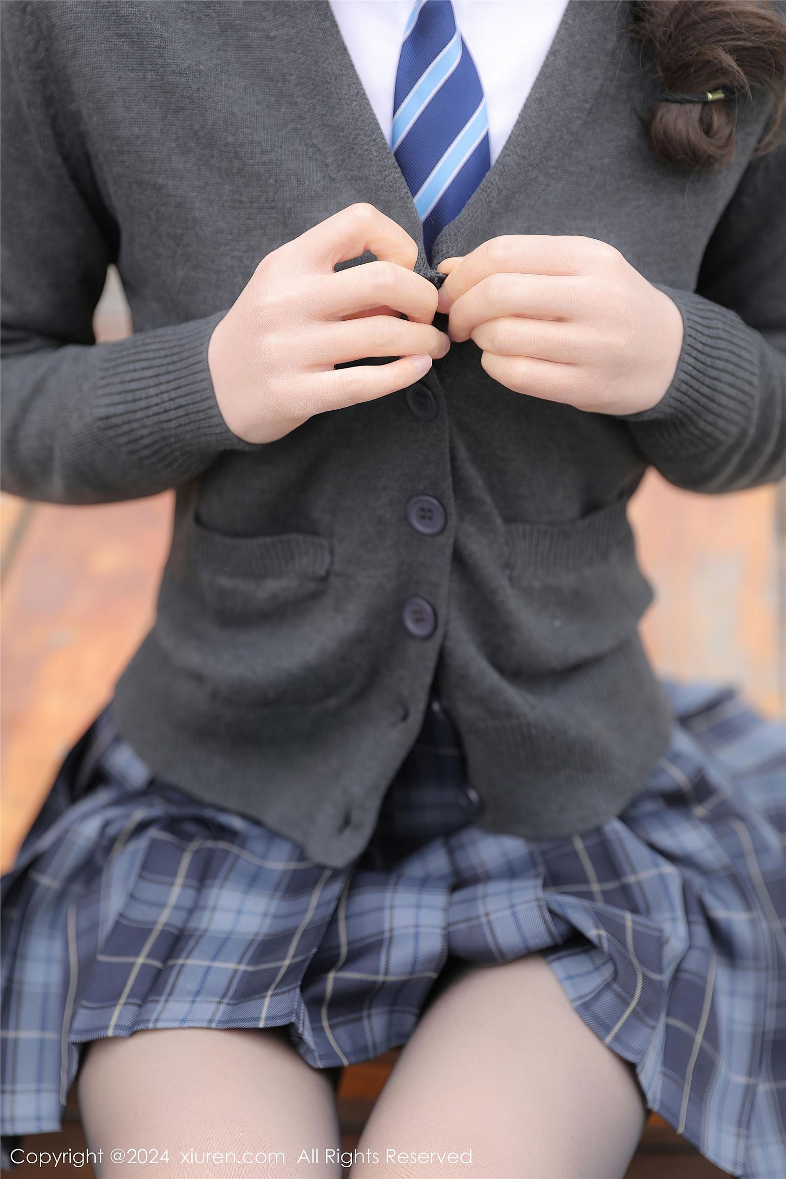 桃妖夭性感制服黑丝写真