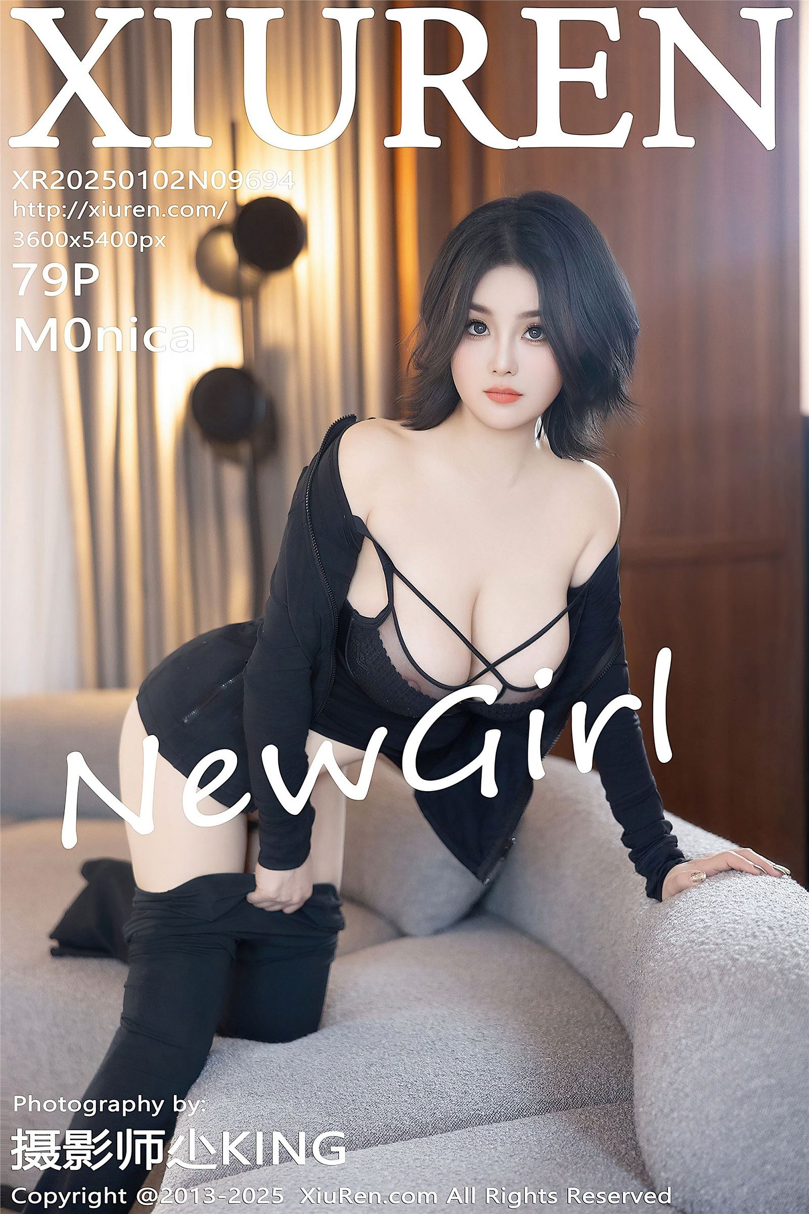 秀人网黑色内衣美女图片