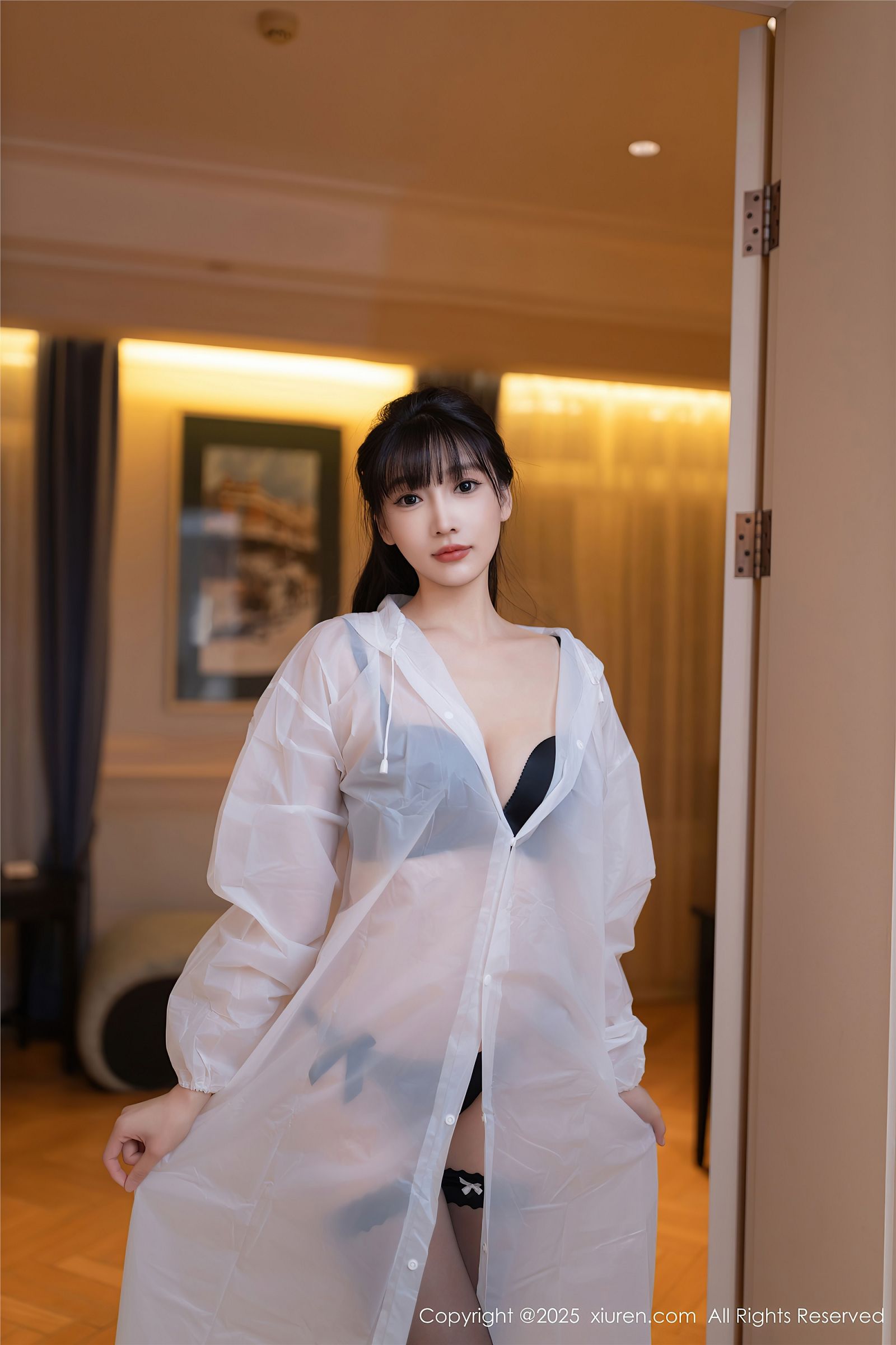 陆萱萱性感黑丝写真套图