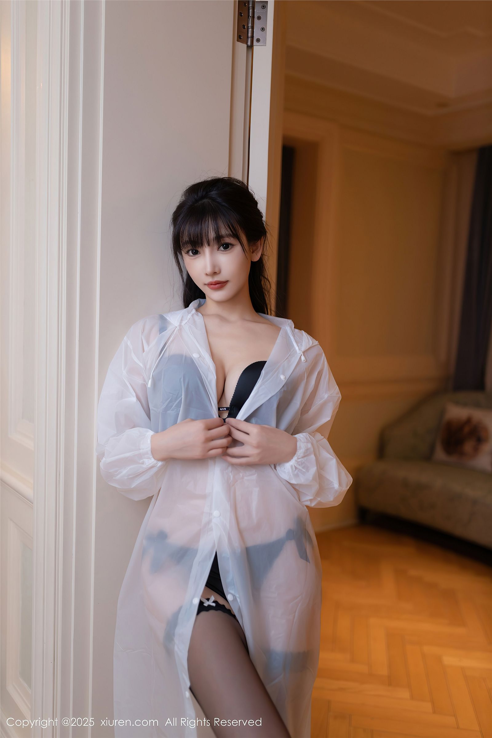 陆萱萱性感黑丝写真套图
