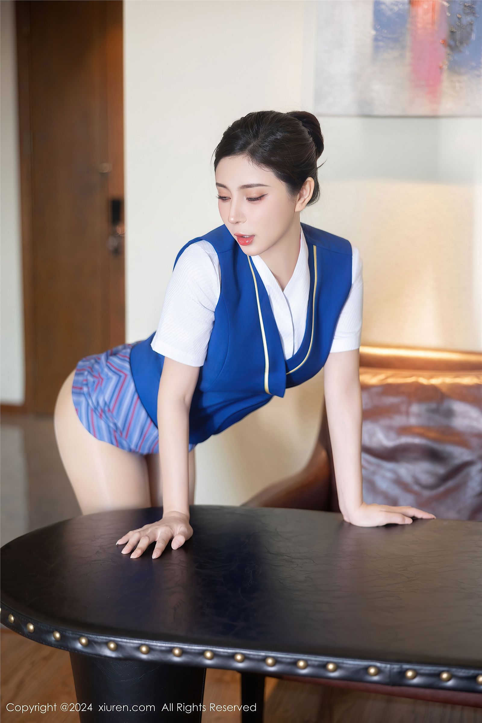 秀人网空姐制服美女写真