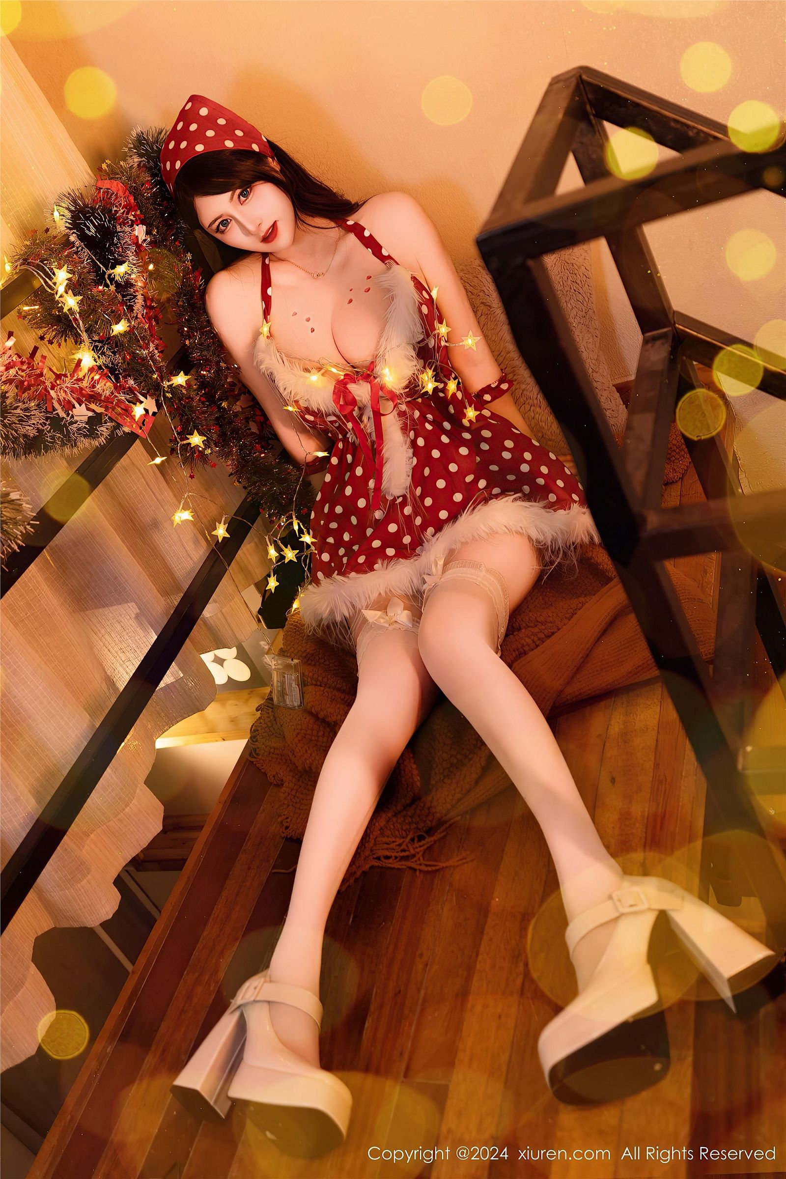 秀人网性感黑丝美女图片