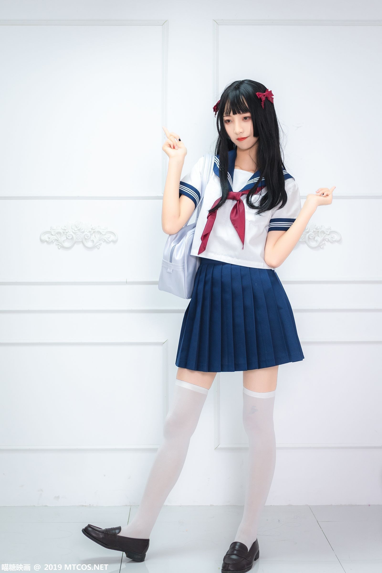 喵糖映画VOL012 蓝白水手服
