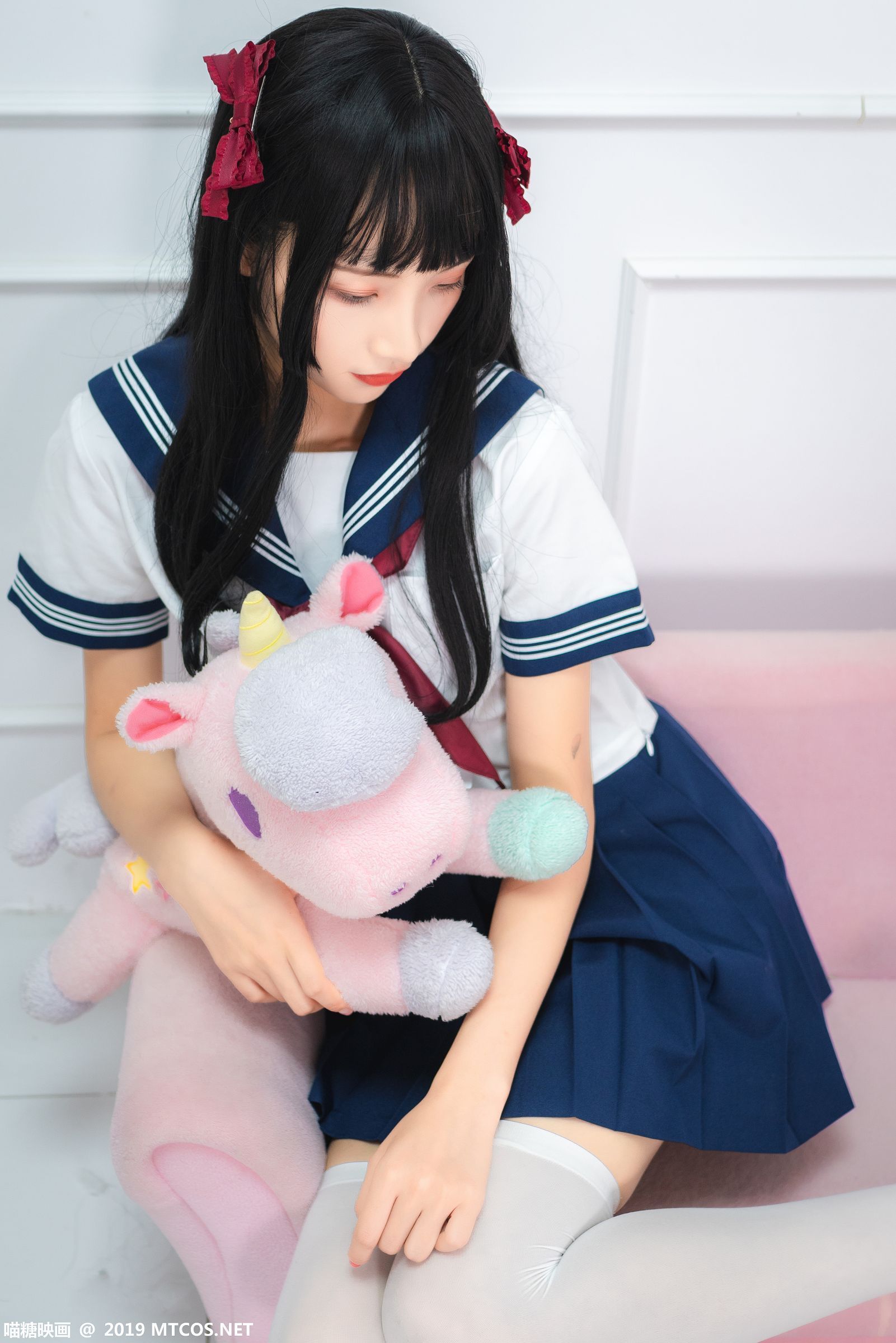 喵糖映画VOL012 蓝白水手服