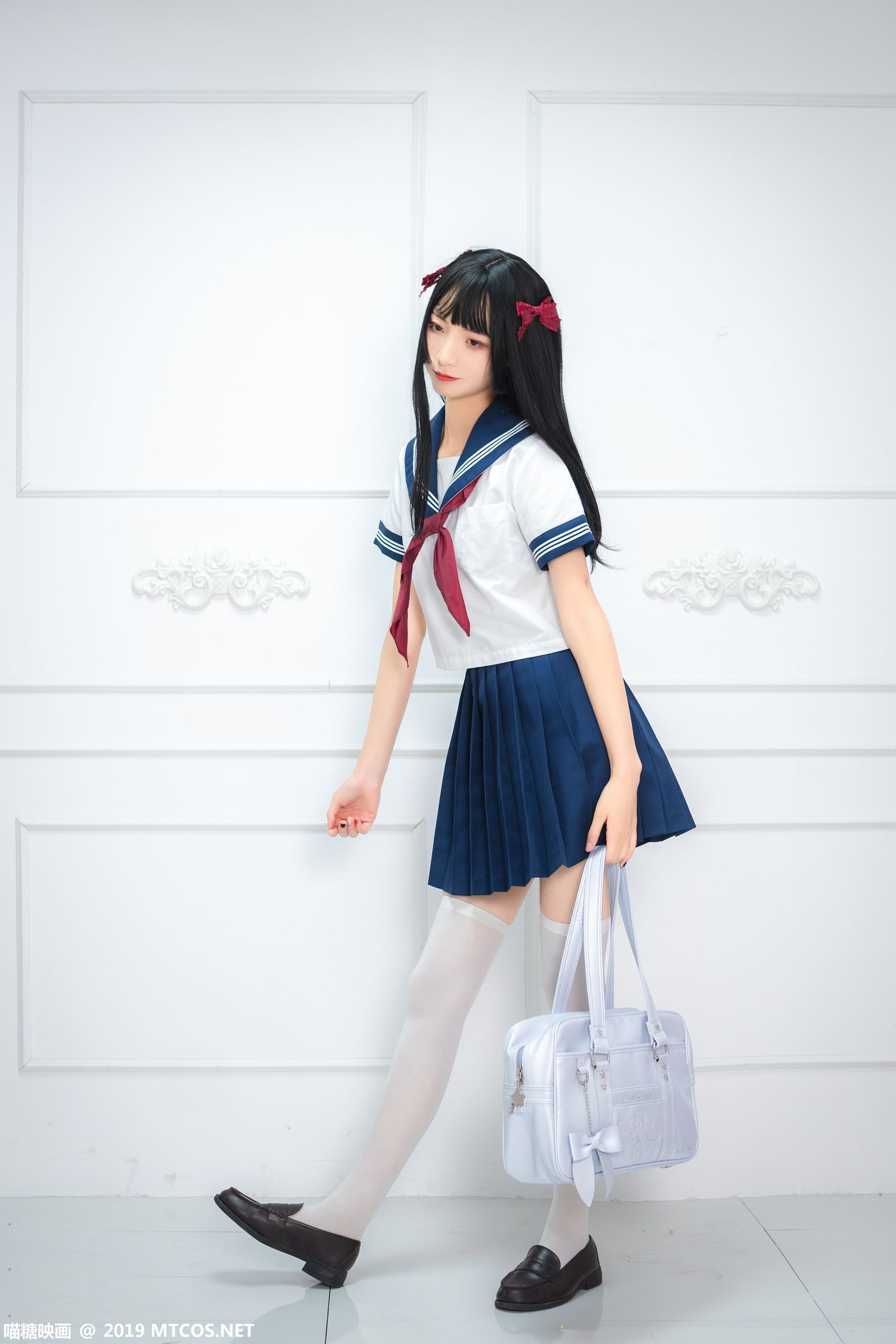 喵糖映画VOL012 蓝白水手服