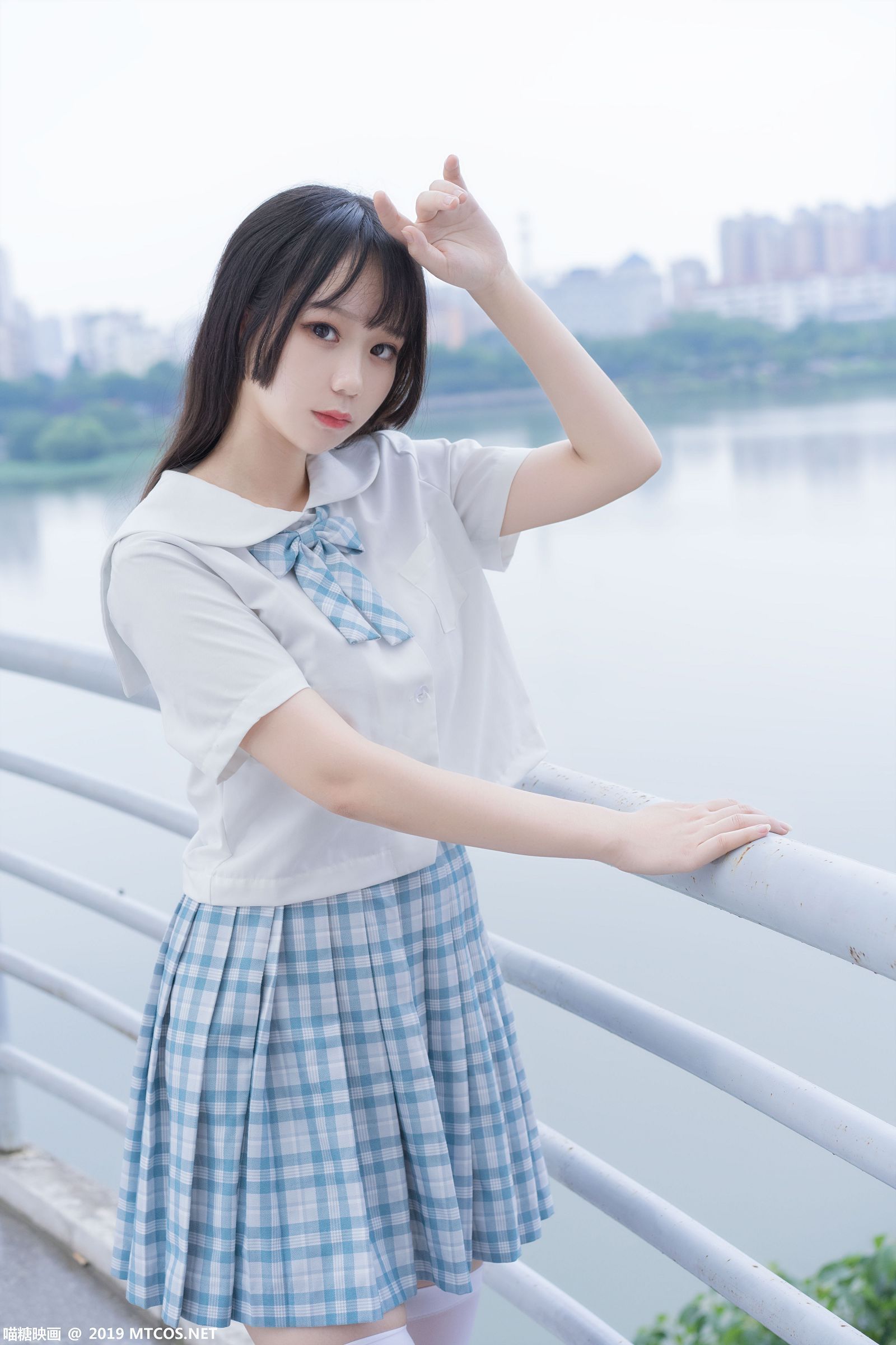 喵糖映画VOL015 半度度度喵 白丝格子裙